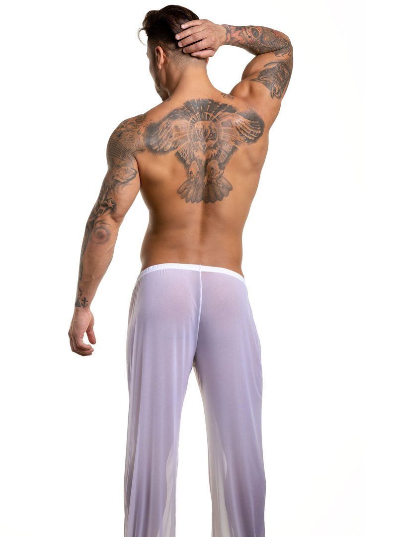 N2N Loungepant from Sheer-Fabric white Lounge: Briefs, Shorts, Pants