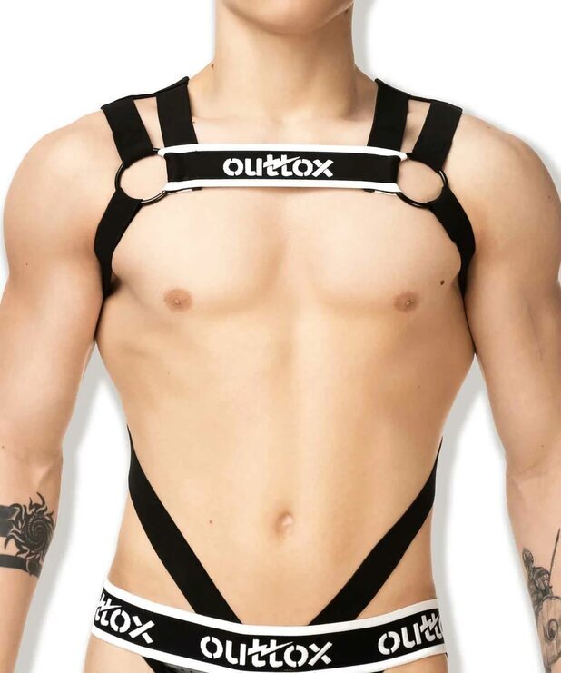Outtox Maskulo Bulldog Harness schwarz.