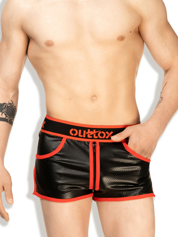 Outtox Maskulo Jogging Shorts red